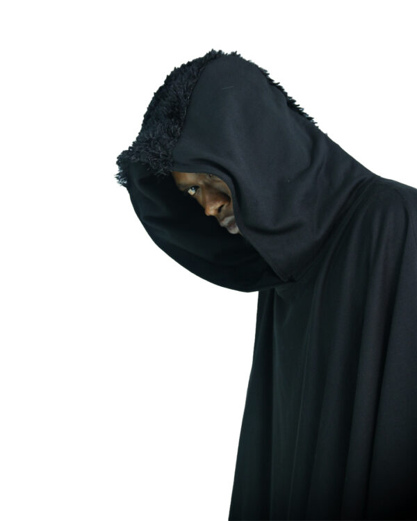 -TRUST MOHAWK PONCHO HOODIE - Image 3