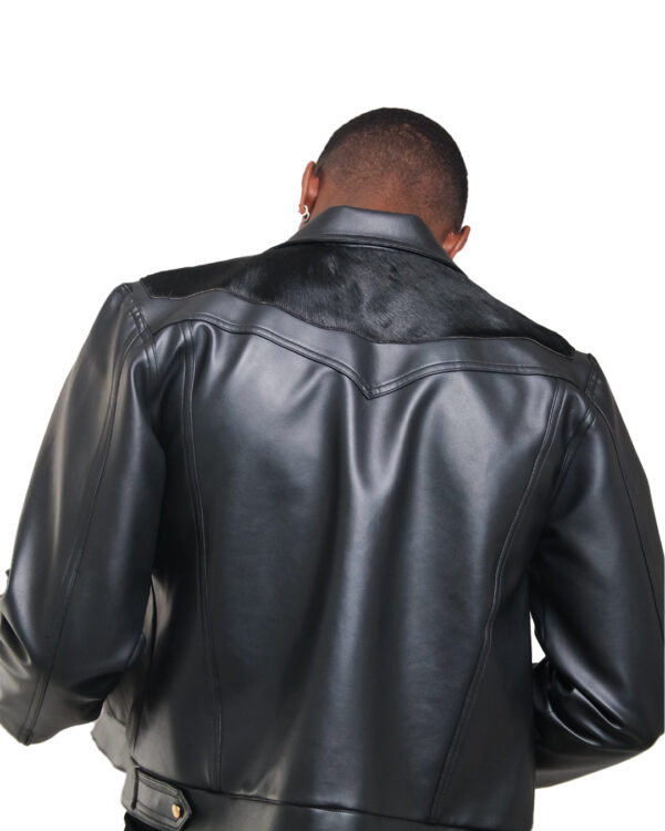 -TRUST OPULENT LEATHER JACKET - Image 3